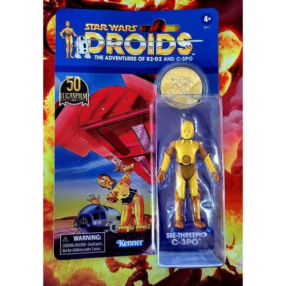 Star Wars Vintage Collection Droids C-3PO 50th anniversary Target Exclusive New - Picture 1 of 2
